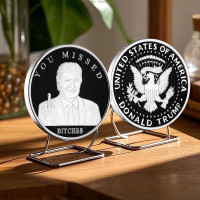 You Missed Coin You Missed Trump 2024 Coins Donald Trump Medal Collection President Gift Lucky Collectible Coins