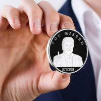 You Missed Coin You Missed Trump 2024 Coins Donald Trump Medal Collection President Gift Lucky Collectible Coins