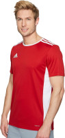 adidas Men's Entrada 18 Soccer Jersey Small Power Red/White