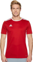 adidas Men's Entrada 18 Soccer Jersey Small Power Red/White