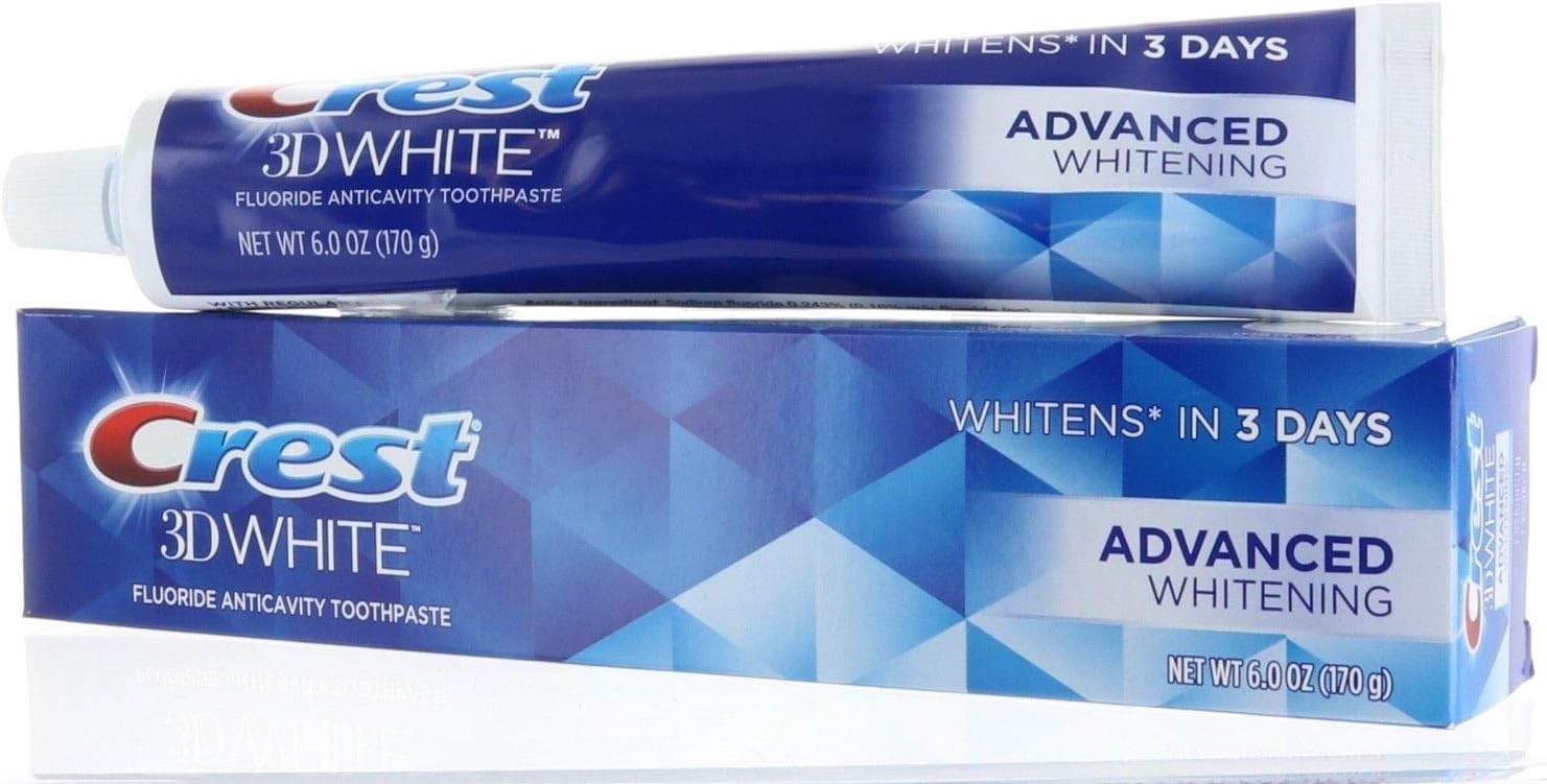 Crest 3D White Advanced Whitening Fluoride Toothpaste
