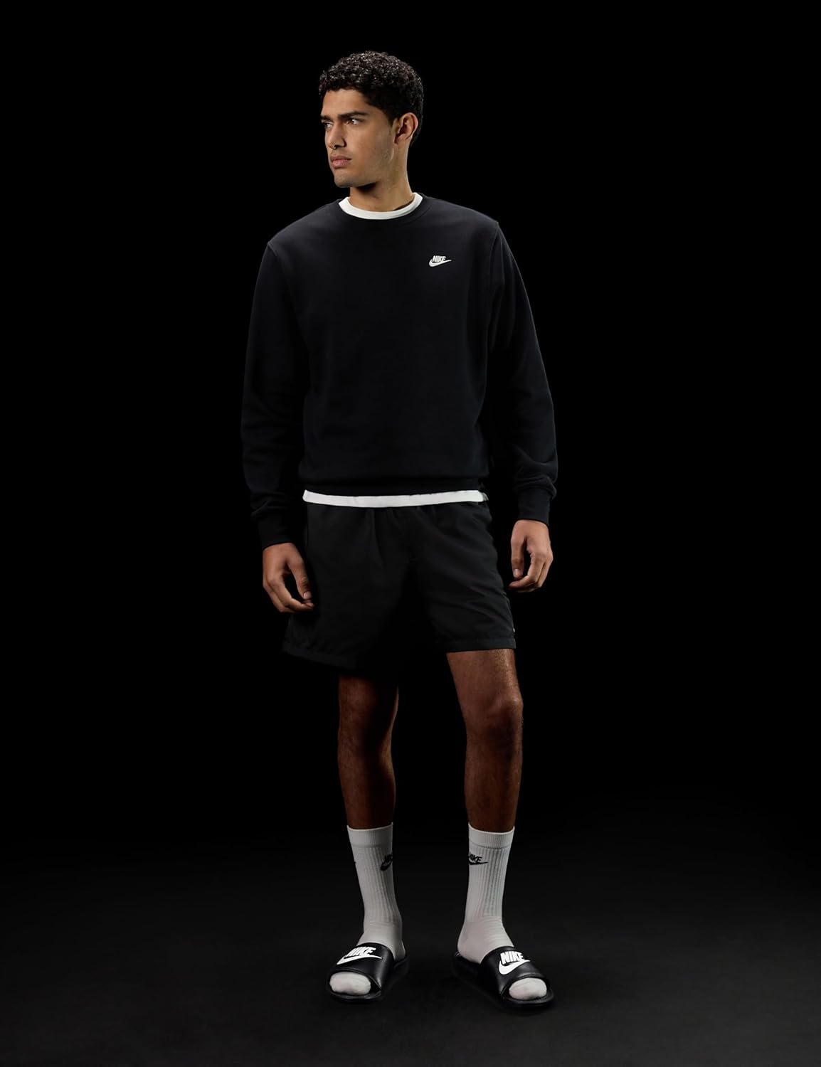 Nike Unisex Adult Benassi JDI Sandal 8 Women/7 Men Black/White