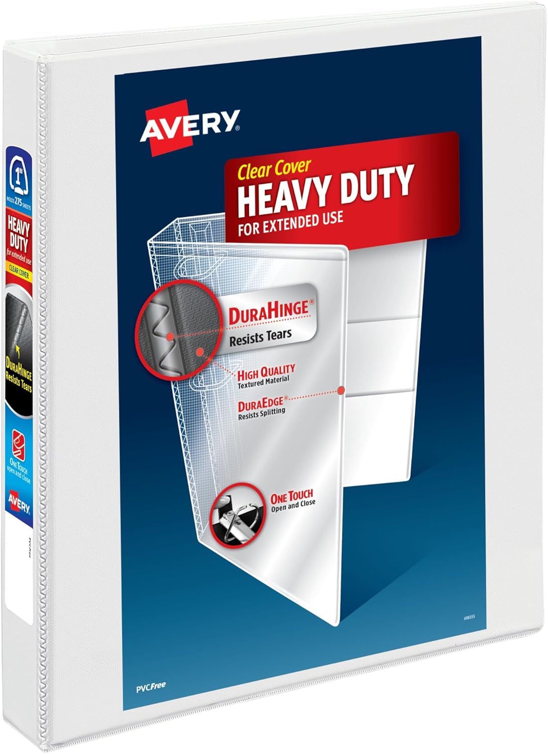 Avery Heavy-Duty View 3 Ring Binder, 1