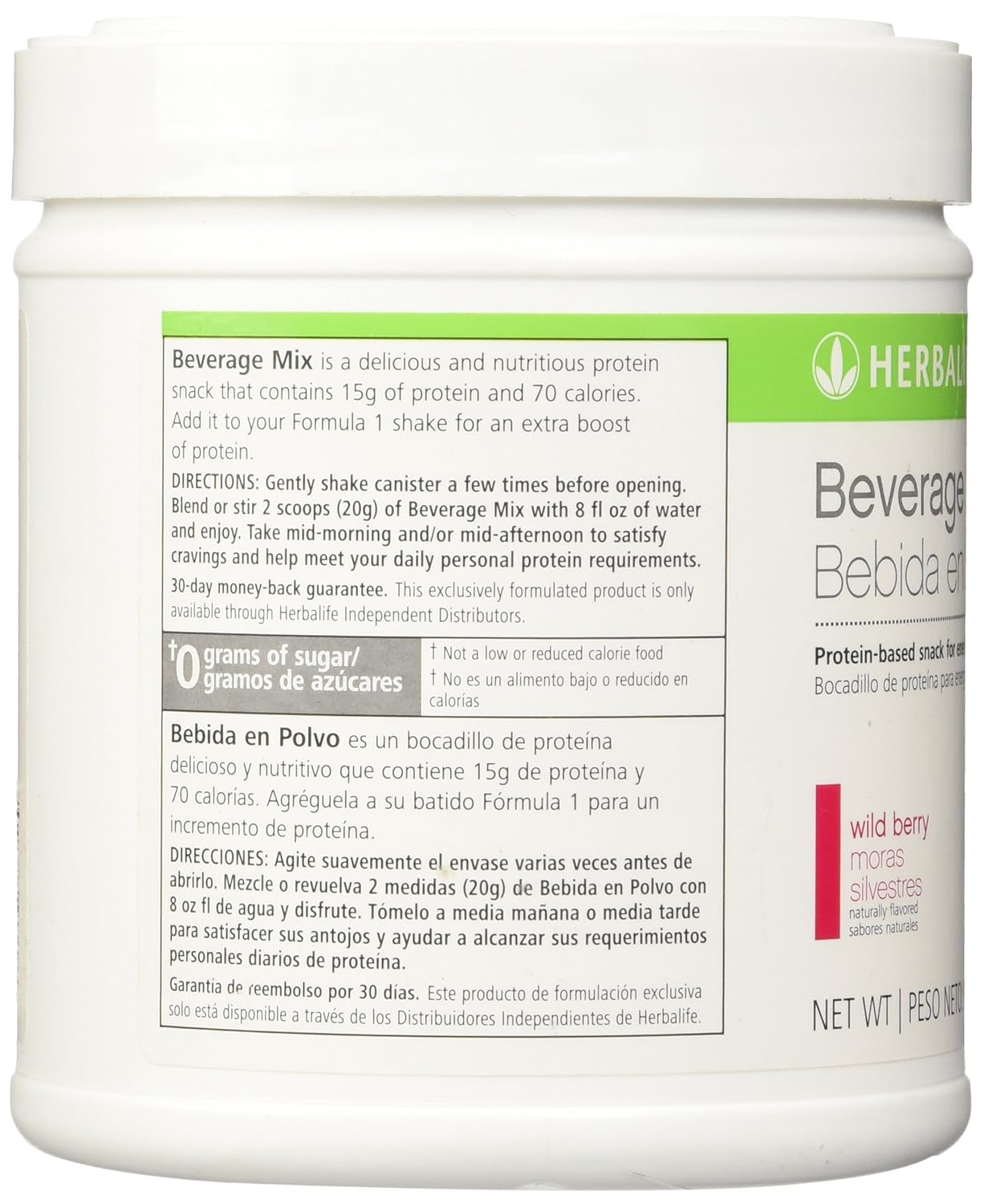 Beverage Mix WILD BERRY by Herbalife 280g mixed-berry 9.88 Ounce (Pack of 1)