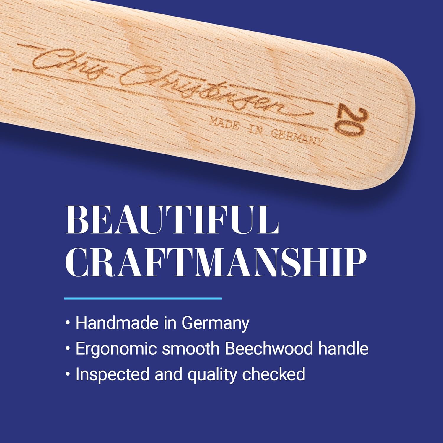 Chris Christensen Dog Brush, 27 mm Oval Pin Brush, Original Series, Groom Like a Professional, Stainless Steel Pins, Lightweight Beech Wood Body, Ground and Polished Tips Brown 27mm-Regular