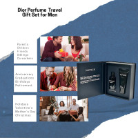 Dior Sauvage Perfume for Men – Mini Fragrance Gift Set EDP & Shower Gel Duo Travel Set