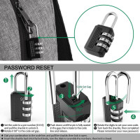Mancro Laptop Backpack for Travel, Anti-theft Laptop Backpack for Men Business Backpack Work Daypack with USB Charging Port & Lock, Water Resistant Travel Computer Bag Daypack, Grey 15.6 inch Grey