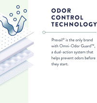 Prevail Daily Protective Underwear - Unisex Adult Incontinence Underwear - Disposable Adult Diaper for Men & Women - Maximum Absorbency - Medium - 80 Count (4 packs of 20) M (80 Count)