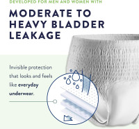 Prevail Daily Protective Underwear - Unisex Adult Incontinence Underwear - Disposable Adult Diaper for Men & Women - Maximum Absorbency - Medium - 80 Count (4 packs of 20) M (80 Count)