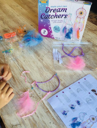Peachy Keen Crafts Dream Catcher Kit for Kids & Teens - Makes 2 Dreamcatchers - Easy-to-Follow Instructions, Perfect Dreamcatcher Kit for Room Decor, Ages 8-Teen