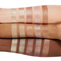 Highlighter Powder Palette, Makeup Palette Facial Bronzers Illuminator Palette Highlighter Baked Waterproof Long Lasting Brilliant Lighten Skin Color (5 Color, 1 Count (Pack of 1)) 5 Color 3.53 Ounce (Pack of 1)