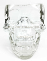 Ebros Crystal Cave Skeleton Skull Glass Bowl 10oz Or Beverage Drink Container Or Office Stationery Holder Figurine Collectible Decor