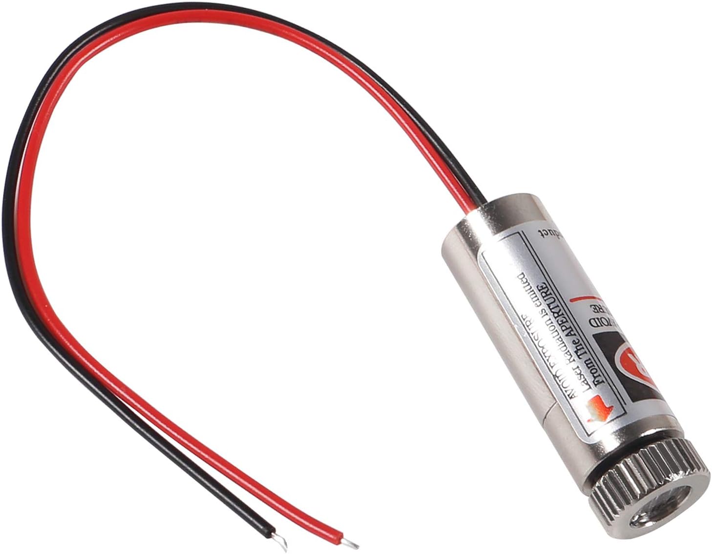 5pcs 650nm 5mw Laser Head Laser Tube Adjustable Focus 3~5V Red Laser Tube for Sight Positioning Sighting Telescope (Dot)