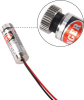 5pcs 650nm 5mw Laser Head Laser Tube Adjustable Focus 3~5V Red Laser Tube for Sight Positioning Sighting Telescope (Dot)