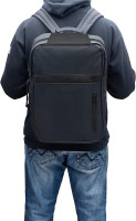Herb Guard Large Smell Proof Backpack with Built-in Combo Lock - Full Odor Proof Protection Black Large