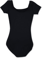Capezio girls Short Sleeve Leotard - Girls Large Black