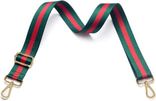 Kolti Purse Strap Replacement Crossbody Handbag Stripe Wide Adjustable Gold Buckle-14