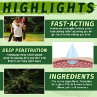Hempvana Relief Cream 2 Pack with Seed Extract - Relieves Inflammation, Muscle, Joint, Back, Knee, Nerves and Arthritis – Made in USA 4oz Paraben Free, Vegan, Cruelty-Free As Seen On TV