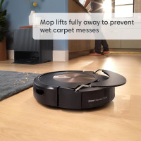 iRobot Roomba Combo j9+ Self-Emptying & Auto-Fill Robot Vacuum & Mop – Multi-Functional Base Refills Bin and Empties Itself, Vacuums and Mops Without Needing to Avoid Carpets, Avoids Obstacles​