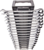 GEARWRENCH XL Ratcheting Combination Metric Wrench Set 16 Pc., 12 Point - 85099