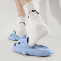 Men's and Women's Shark Slides Cloud Slippers Summer Novelty Open Toe Slide Sandals Anti-Slip Beach Pool Shower Shoes with Cushioned Thick Sole 11-12 Women/9.5-10 Men Blue
