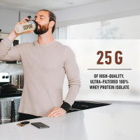 Isopure Low Carb 100% Pure Whey Isolate Protein Powder, Lactose Free, Gluten Free, With Vitamins, Dutch Chocolate, 25g Protein Per Serving, 4.5 Lbs, 62 Servings (Packaging May Vary) Dutch Chocolate 62 Servings (Pack of 1)