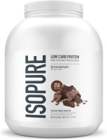 Isopure Low Carb 100% Pure Whey Isolate Protein Powder, Lactose Free, Gluten Free, With Vitamins, Dutch Chocolate, 25g Protein Per Serving, 4.5 Lbs, 62 Servings (Packaging May Vary) Dutch Chocolate 62 Servings (Pack of 1)