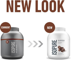 Isopure Low Carb 100% Pure Whey Isolate Protein Powder, Lactose Free, Gluten Free, With Vitamins, Dutch Chocolate, 25g Protein Per Serving, 4.5 Lbs, 62 Servings (Packaging May Vary) Dutch Chocolate 62 Servings (Pack of 1)