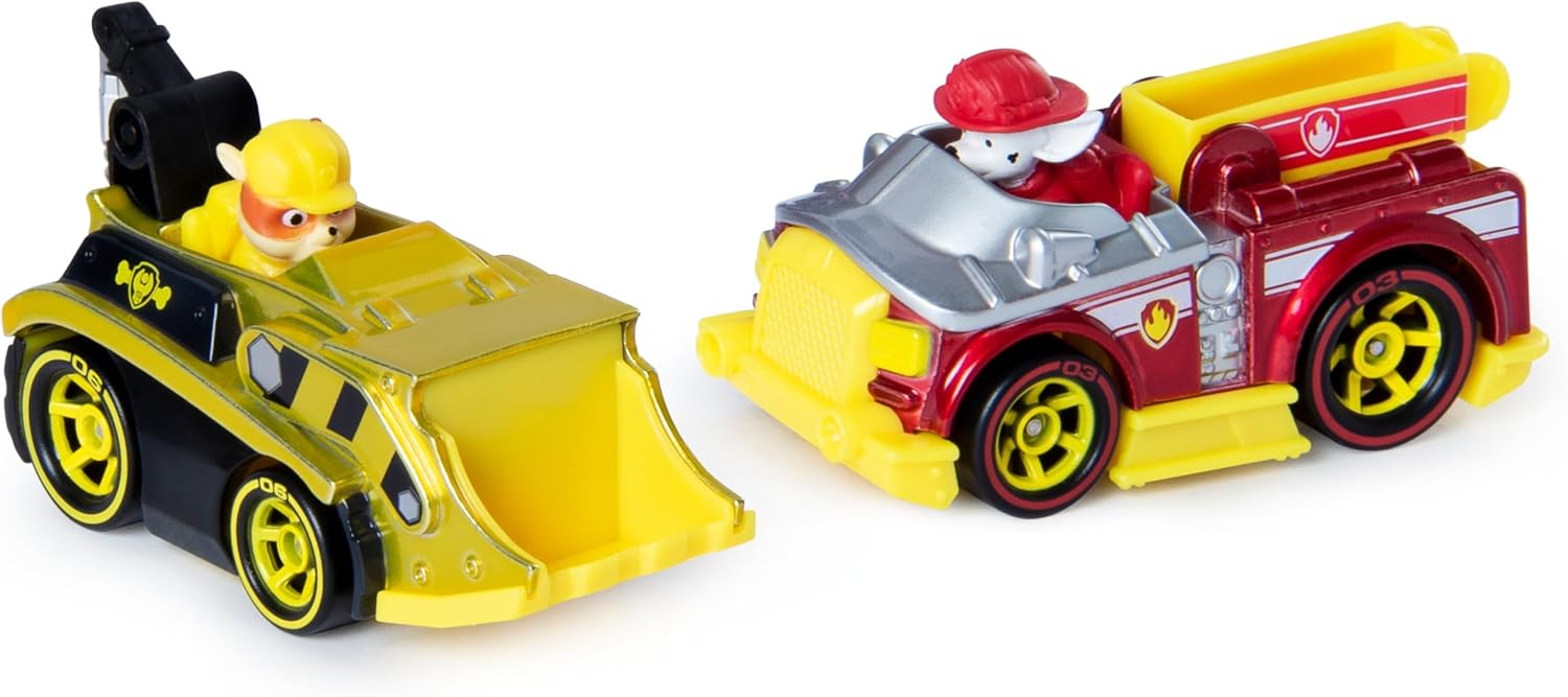 Paw Patrol, True Metal Classic Gift Pack of 6 Collectible Die-Cast Vehicles, 1:55 Scale