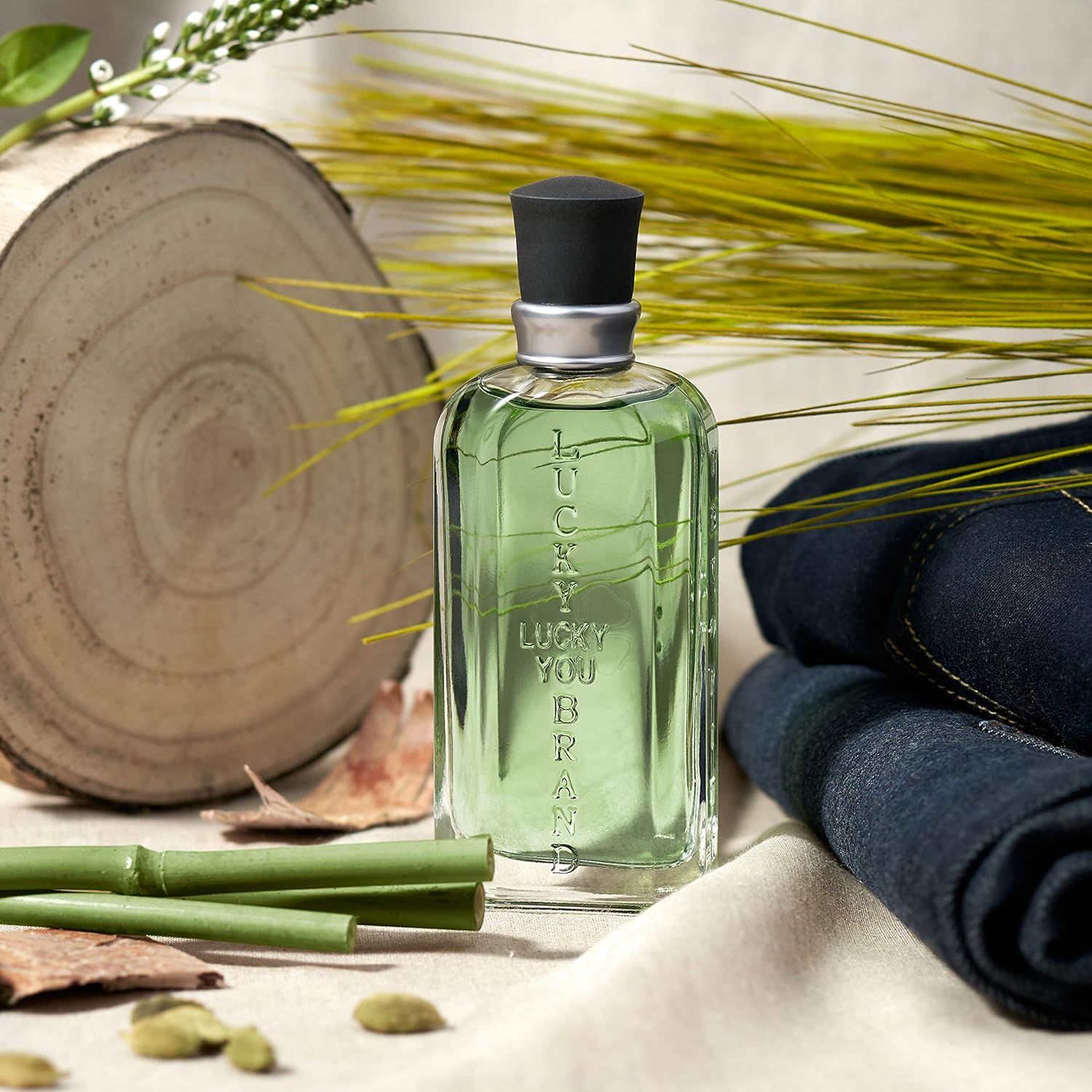 Lucky Brand Lucky You Cologne Spray for Men, Day or Night Casual Scent with Bamboo Stem Fragrance Notes, 3.4 Fl Oz 3.4 Fl Oz (Pack of 1) 3.4 Oz Cologne