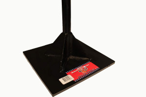 Bully Tools 92540 Tamper Thick Steel Plate with Steel Handle, 49.25-Inch