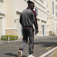 TOLOER Men's Activewear Full Zip Warm Tracksuit Sports Set Casual Sweat Suit