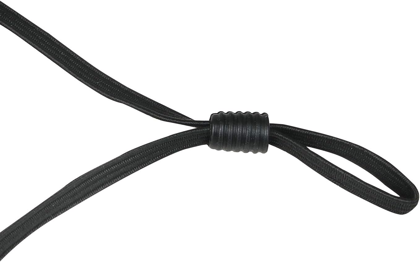 ililily Black Cotton Washable Nose Wired Face Mask Filter Pocket Wide Cover With Filter (Black)