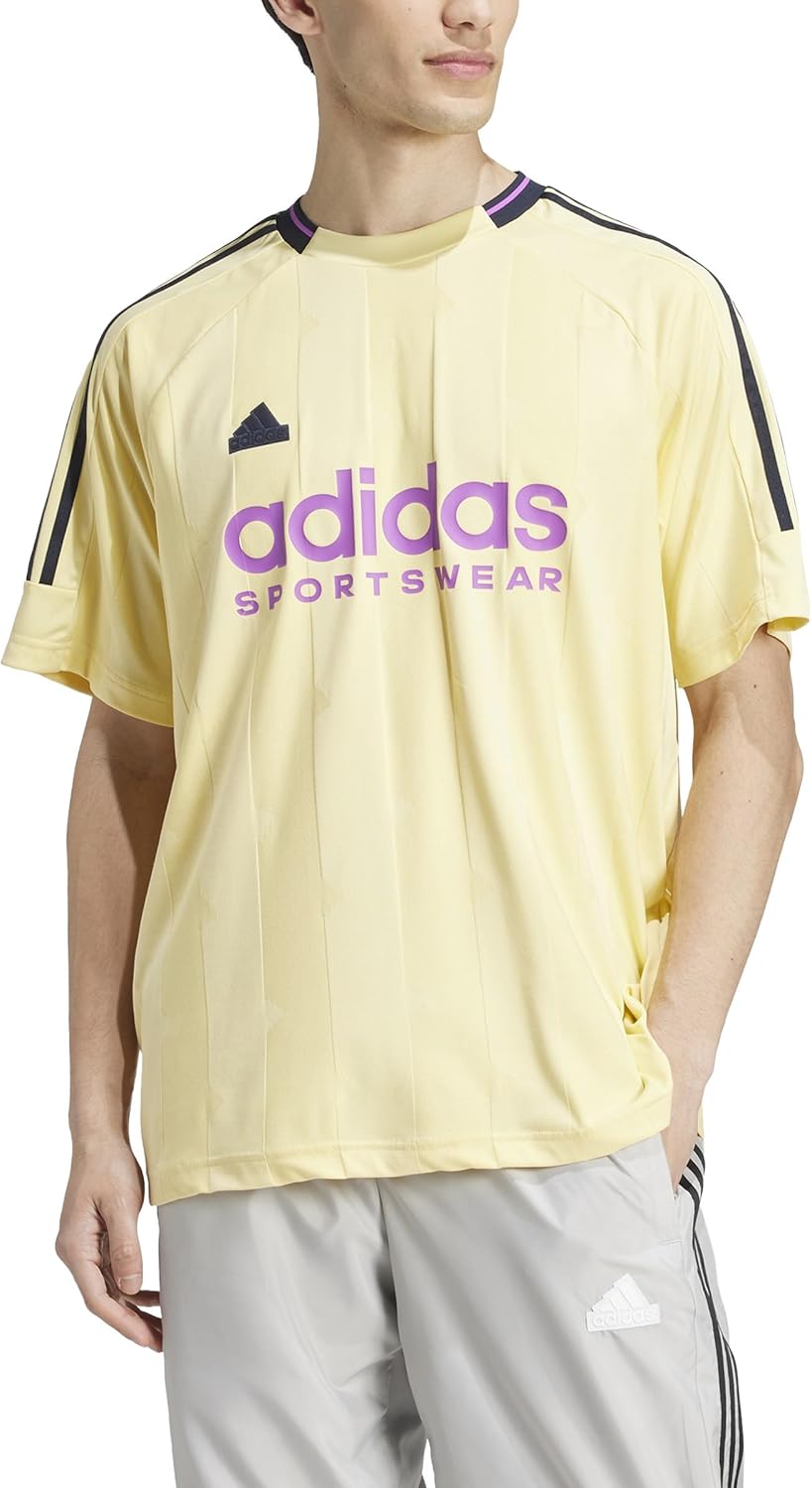 adidas Men's House of Tiro Jacquard Jersey Large Almost Yellow