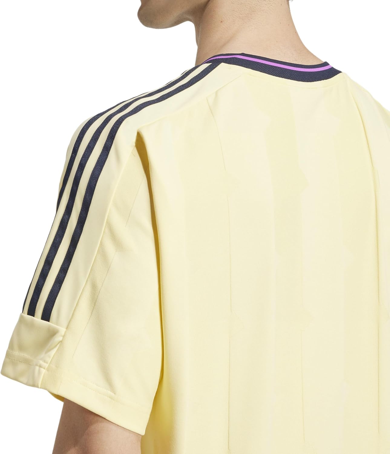 adidas Men's House of Tiro Jacquard Jersey Large Almost Yellow