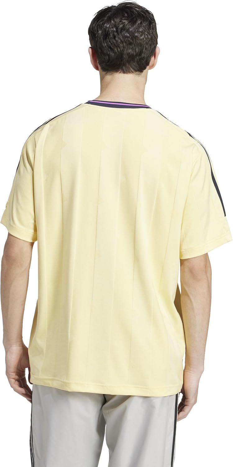 adidas Men's House of Tiro Jacquard Jersey Large Almost Yellow