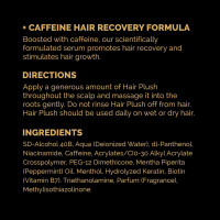 Hair Growth Serum 1.7 fl oz - Anti-Thinning Hair Regrwoth - Hair Loss Treatments for Women and Men made with Biotin, Caffeine, Menthol, Niacinamide - Hair Plush by Ultrax Labs 1.7 Fl Oz (Pack of 1)