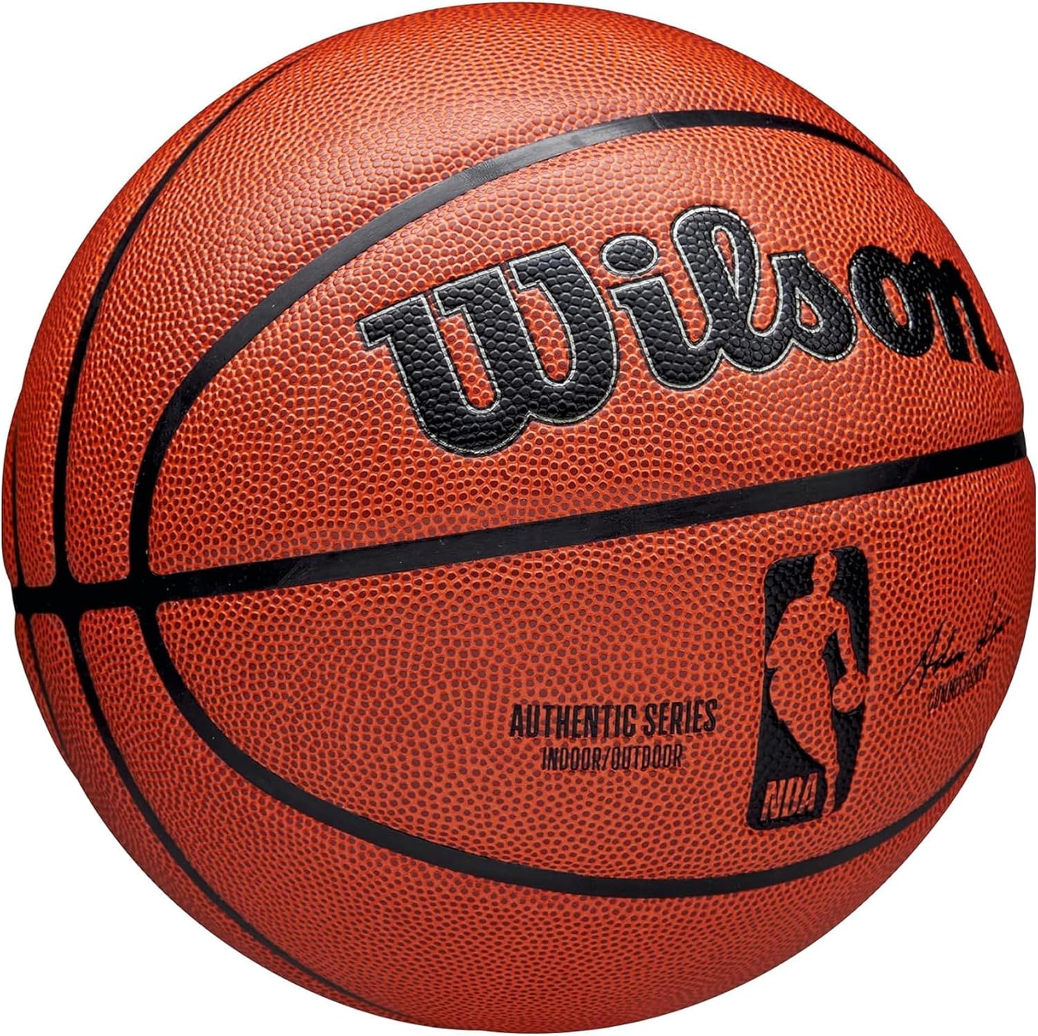 WILSON NBA Authentic Indoor/Outdoor Basketballs - Size 3, Size 6 and Size 7 Size 7 - 29.5
