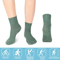 Eurzom 10 Pairs Socks Womens Crew Elastic Ankle Length Cotton Socks Aesthetic Cute Lightweight Low Cut Gifts for Women One Size Smile