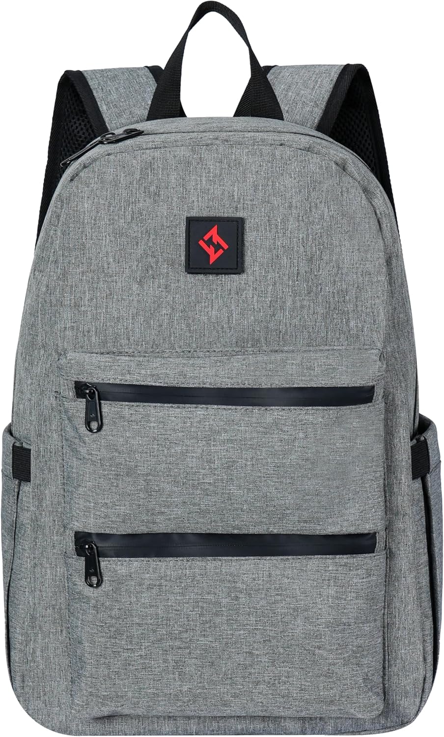 Zazzy Smell Proof Backpack - Lockable Carbon Fiber Odor Proof Daypack, Black Grey Simple Grey