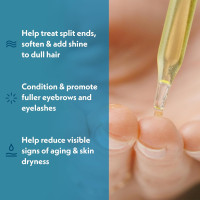 Eve Hansen Organic Castor Oil USDA Certified | Pure Carrier Oil for Eyelashes, Eyebrows, Hair, and Skin with Applicator (2oz)