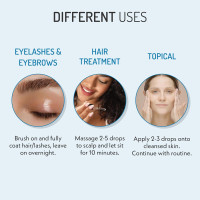 Eve Hansen Organic Castor Oil USDA Certified | Pure Carrier Oil for Eyelashes, Eyebrows, Hair, and Skin with Applicator (2oz)