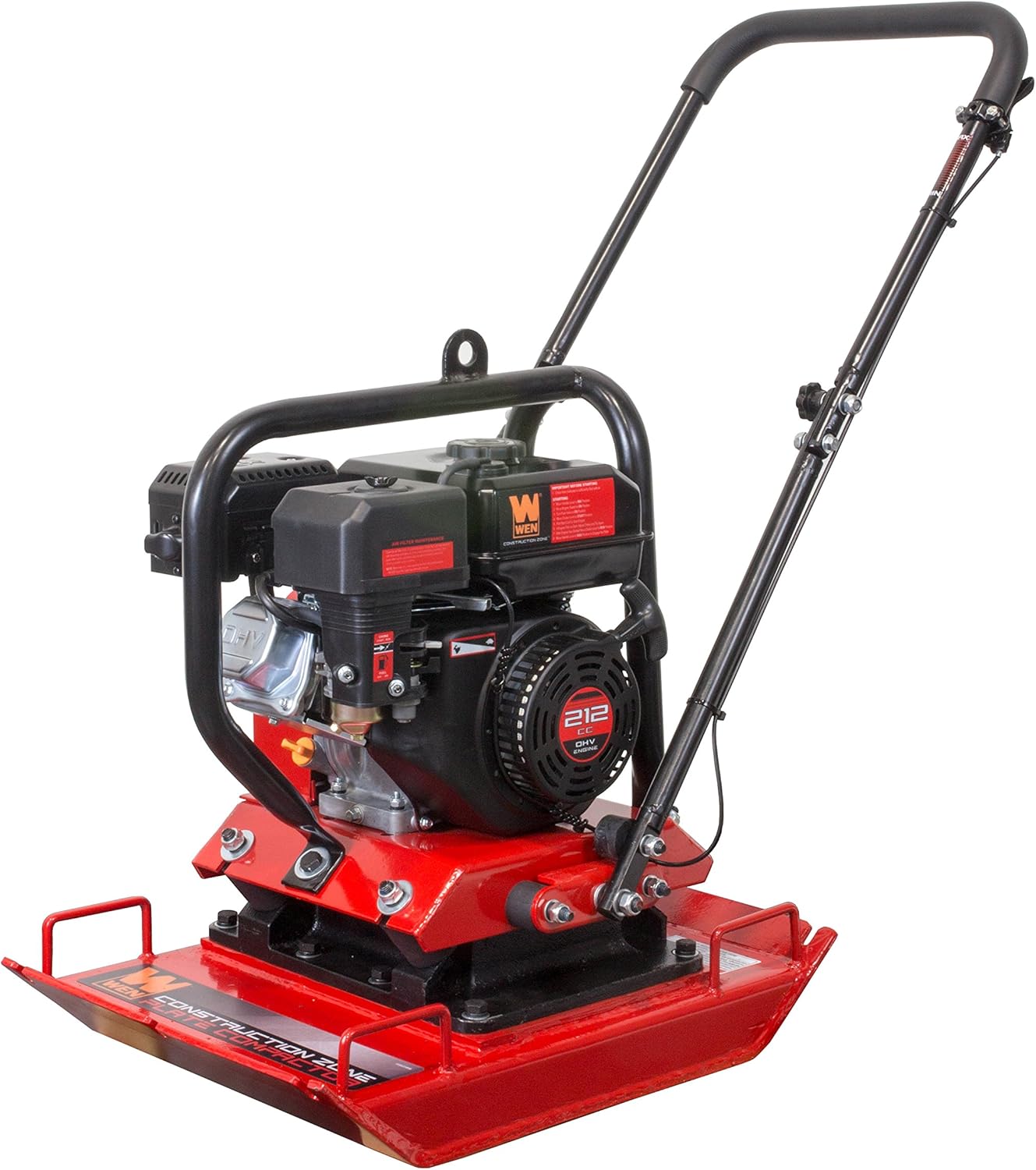 WEN 7HP 212cc Plate Compactor with 4500-Pound Compaction Force (56035T)