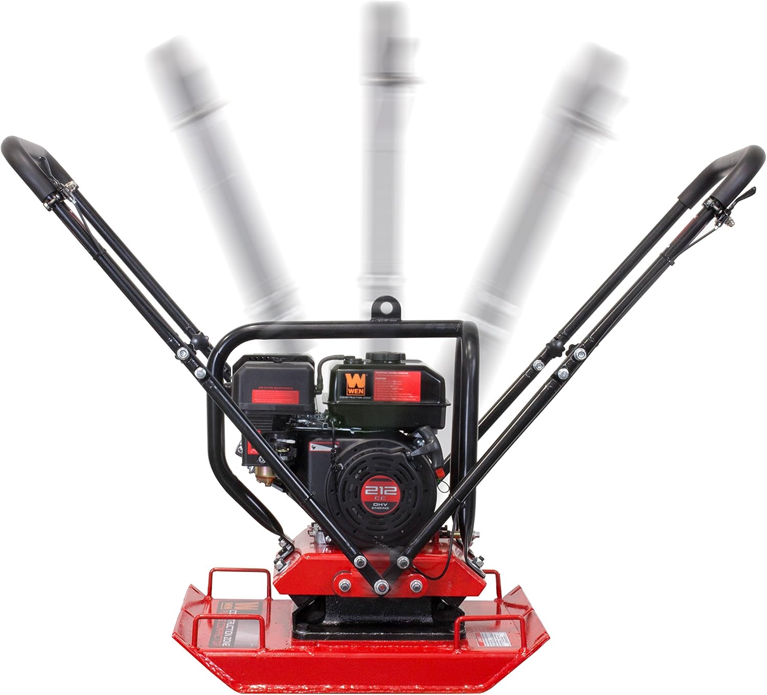 WEN 7HP 212cc Plate Compactor with 4500-Pound Compaction Force (56035T)