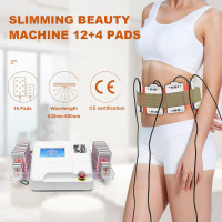 Body Shaper Weight Loss Cellulite Removal Laser Slimming Beauty Machine Elitzia ETMS (12+4)