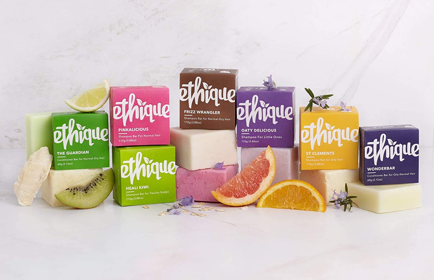 Ethique Tame Those Locks Gift Pack for Dry Hair - Shampoo & Conditioner Bundle - Plastic-Free, Vegan, Cruelty-Free, Eco-Friendly, 6 oz (Pack of 1)