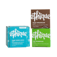 Ethique Tame Those Locks Gift Pack for Dry Hair - Shampoo & Conditioner Bundle - Plastic-Free, Vegan, Cruelty-Free, Eco-Friendly, 6 oz (Pack of 1)