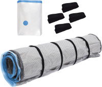 Queen/Full/Full-XL Foam Mattress Vacuum Bag with Blue Zipper, Mattress Storage Bag Queen/Full/Full-XL BlueZip