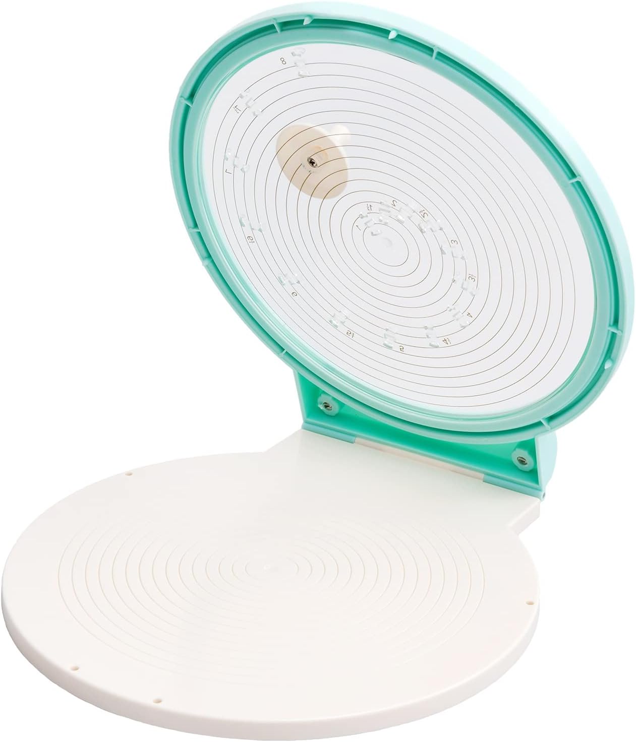 We R Memory Keepers Circle Spin & Trim Tool, Includes Circle Maker Tool & Two Replacement Blades, Rotates 360 Degrees,1 Inch to 8 Inch Circles