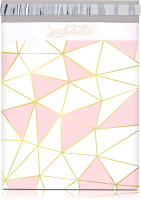 Pack It Chic - 10X13 (100 Pack) Mosaic Triangle Poly Mailer Envelope Plastic Custom Mailing & Shipping Bags - Self Seal